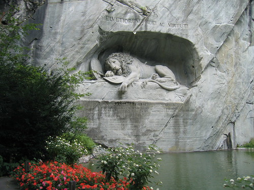 Löwendenkmal por Eric Rachner.