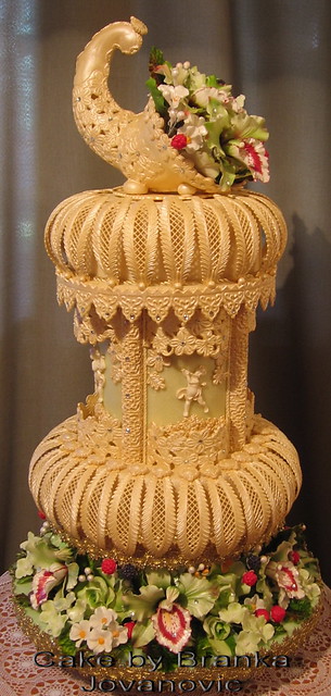 Cornucopia Wedding Cake
