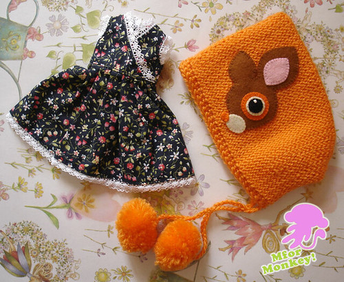 MforM ~ Orange dress and hoodie Set