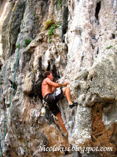 rock climbing in krabi