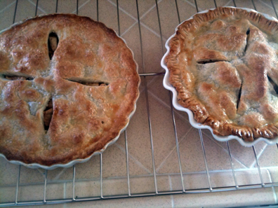 Cooling Apple Pies
