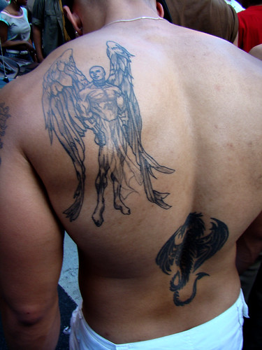 angels tattoo. angel tattoo