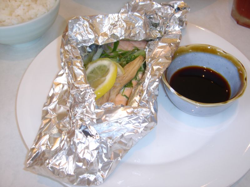 Salmon Mushiyaki