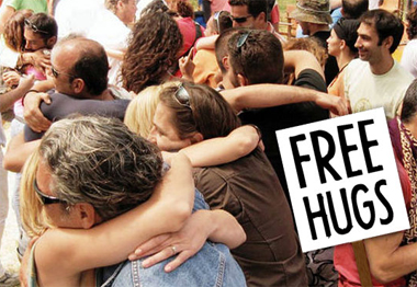 Free Hugs - calins gratuits)