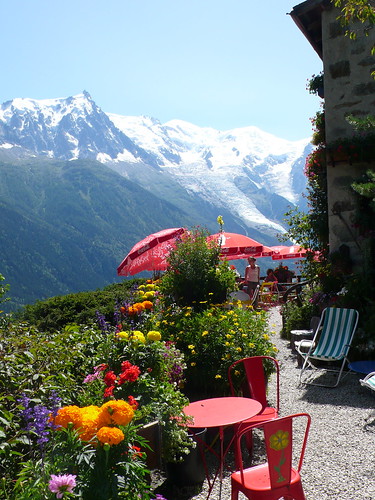 The Terrace at Chalet Floria, Chamonix