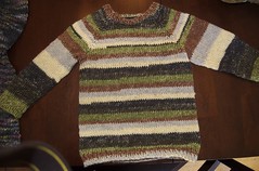 Honor's stripey sweater