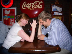 very serious arm wrestling interlude