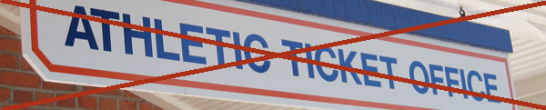 Ticket Office Sign