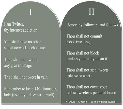 Twitter's 10 Commandments