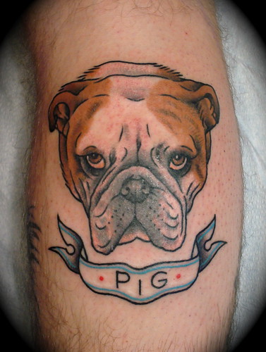 And since dog tattoos are one of my personal favorites to do 