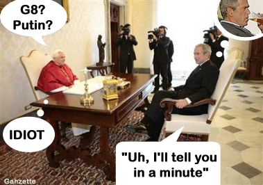 Pope Tortures Bush
