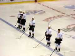 Anaheim Duck's starting lineup for the Ducks vs. Red Wings season opener