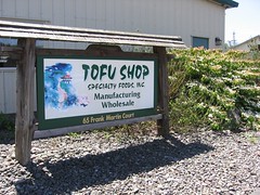 Tofu Shop sign