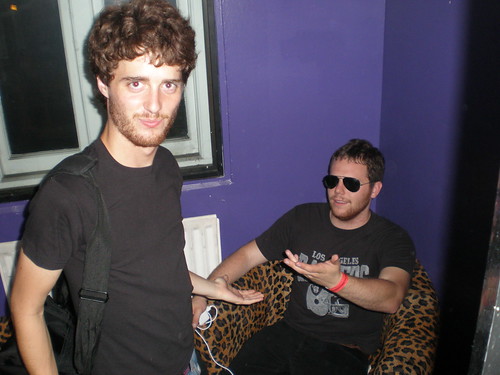 Backstage at the Clapham Grand, July 13th