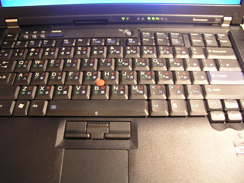T61 筆電的鍵盤