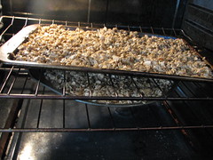 Maple Almond Granola Baking