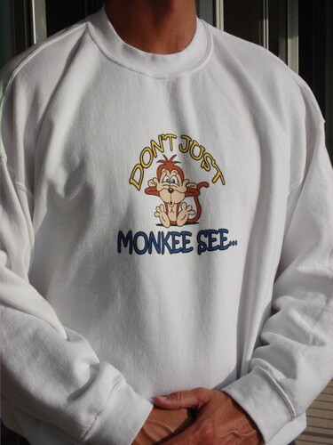 monkey sweatshirt