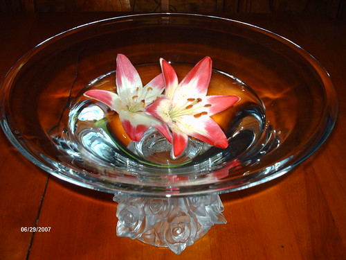 Indoor view crystal bowl