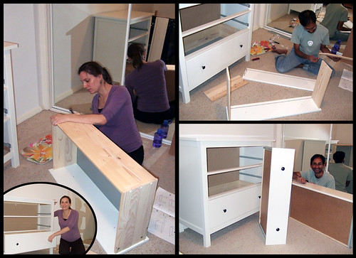 Putting the drawers together