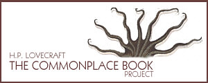 lovecraft commonplace book project