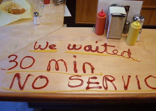 No service!
