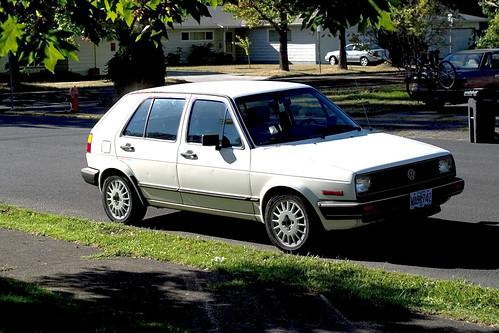Suddenly our 1986 Volkswagen Golf 39dog car 39 is getting full time duty and