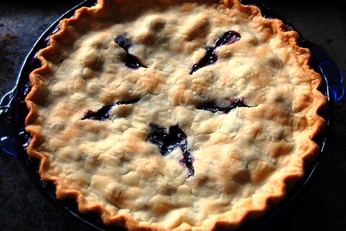 perfect blueberry pie