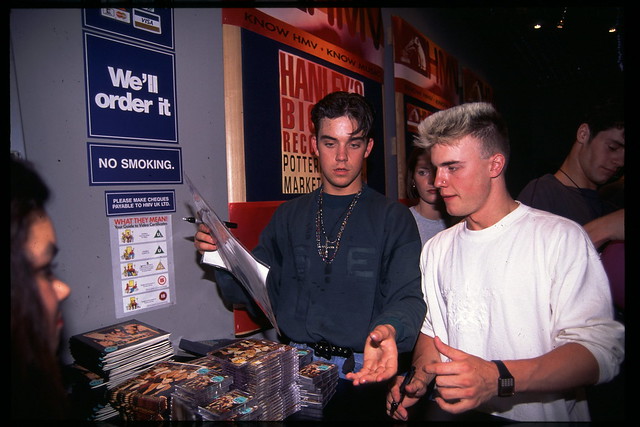 Take That store opening hmv Hanley 28th May 1992 by hmv_getcloser