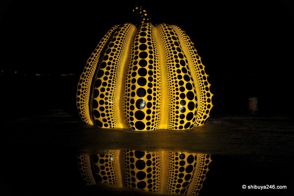 Pumpkin at night
