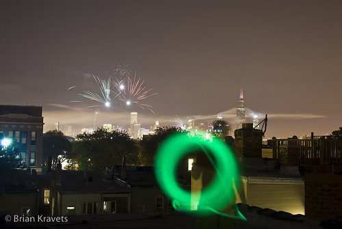 Chicago Fireworks w/glowstick