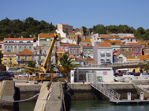 The city of Setubal from the river