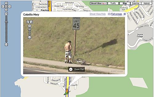google maps funny street view. Street View images due to
