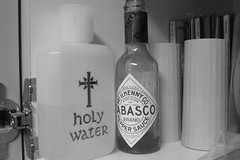 hot sauce and holy water