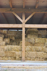 straw stacked