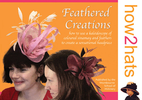 Cover of Feathered Creations - copyright of how2hats