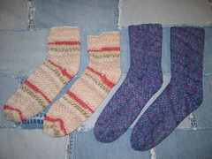 First Socks Crocheted