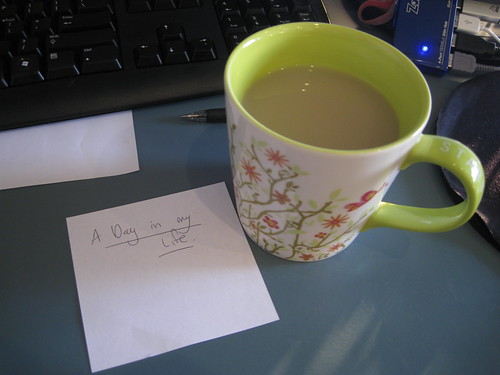 Tea and note to myself