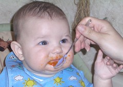 first time eating vegetables- carrots