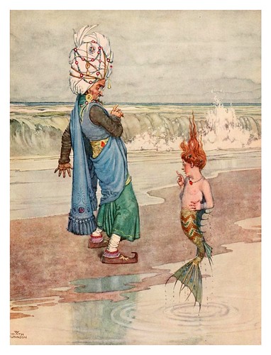 002-ilustracion del cuento El viejo marinero-Bill the minder 1912-W. Heath Robinson