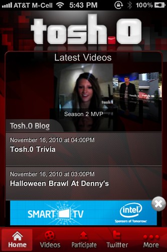 Tosh.0 iPhone App