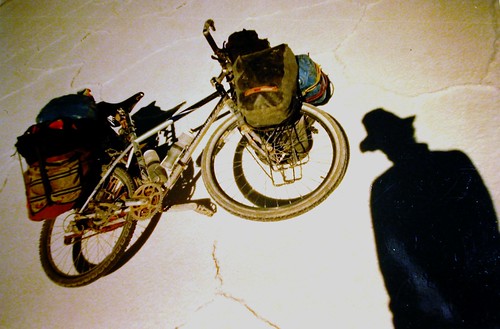 shadow and bike