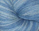 Rubina's Blue Sky Happiness BFL Sock Yarn - NATURAL Indigo dyed - 4 oz (WW)