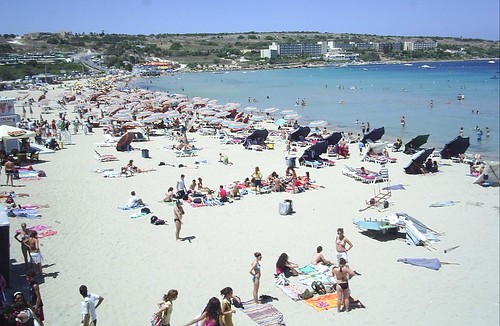Mellieha bay playa malta