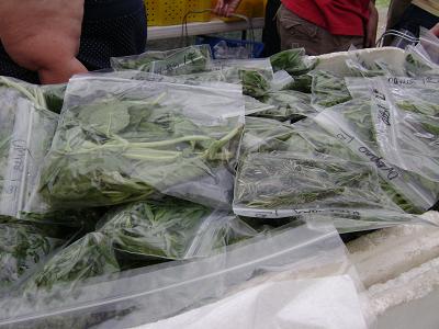 One Windmill Farm's bagged herbs at the Public Market