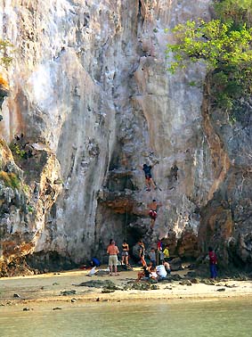 krabi coastal cliff