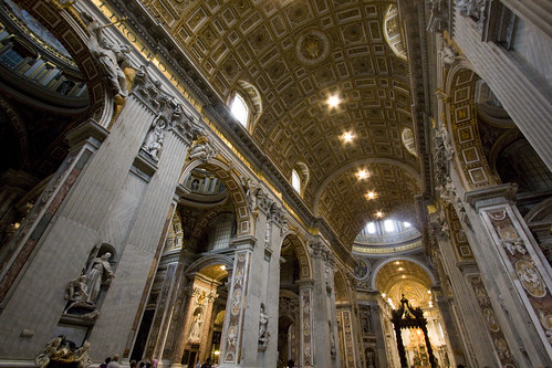 Inside St Peter's Basilica by Lawrence OP, on Flickr