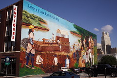 Lewis and Clark Mural in City Market
