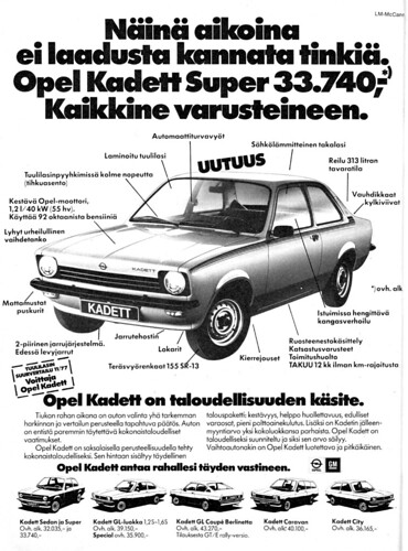 Opel Kadett 1978 