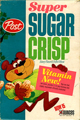 Super Sugar Crisp cereal box