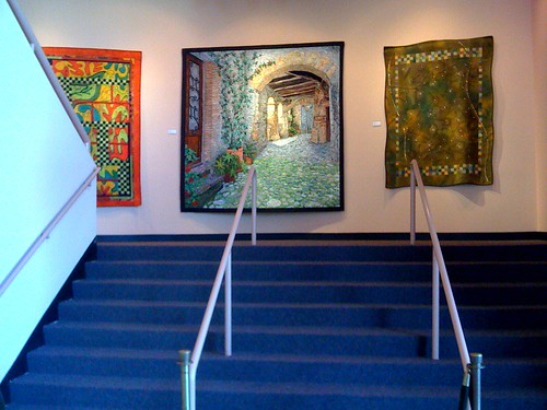 Three Quilts on the Landing